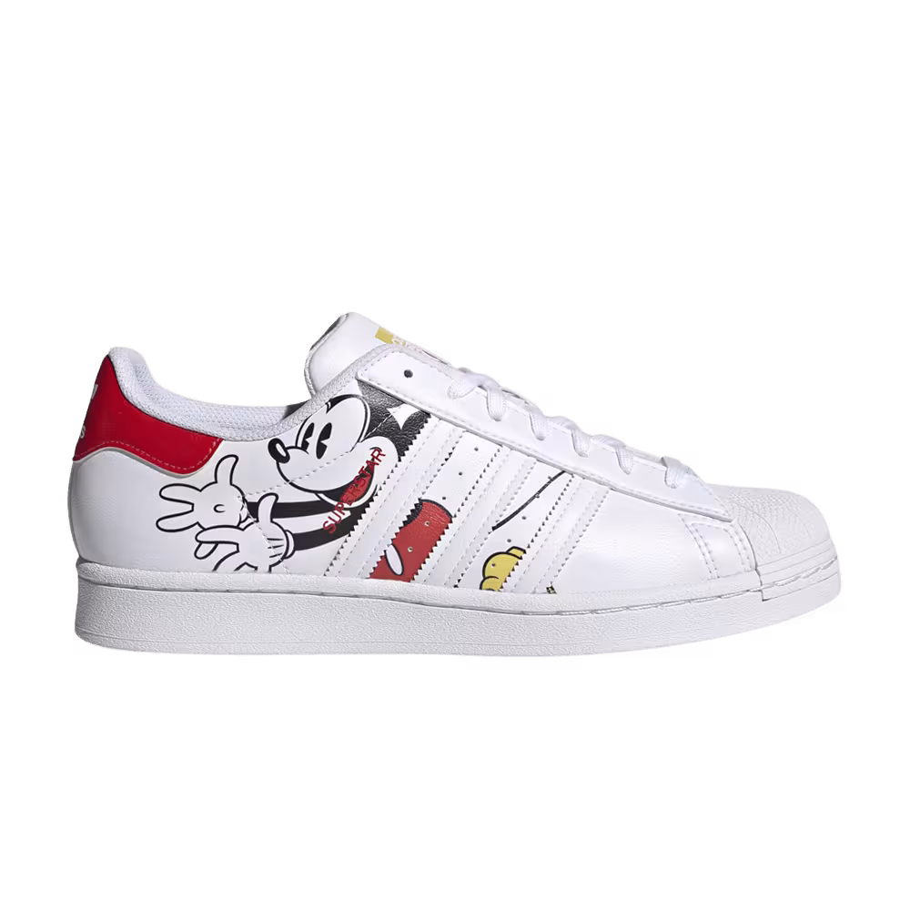 Disney x adidas Superstar Mickey and Minnie - White Vivid Red