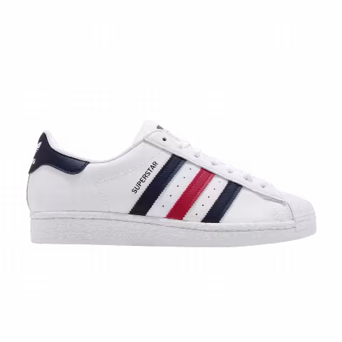 Adidas Superstar 'White Scarlet'