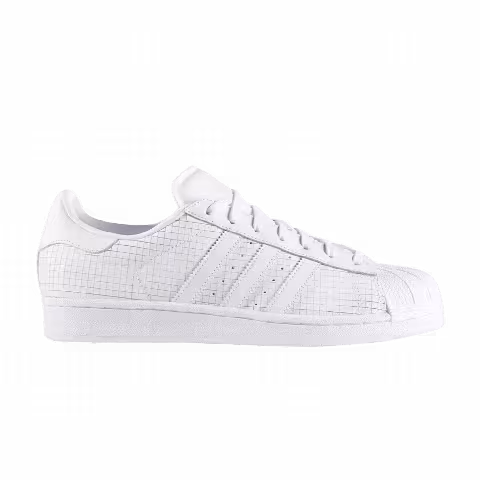 Adidas Superstar 'Scored Leather - Triple White'