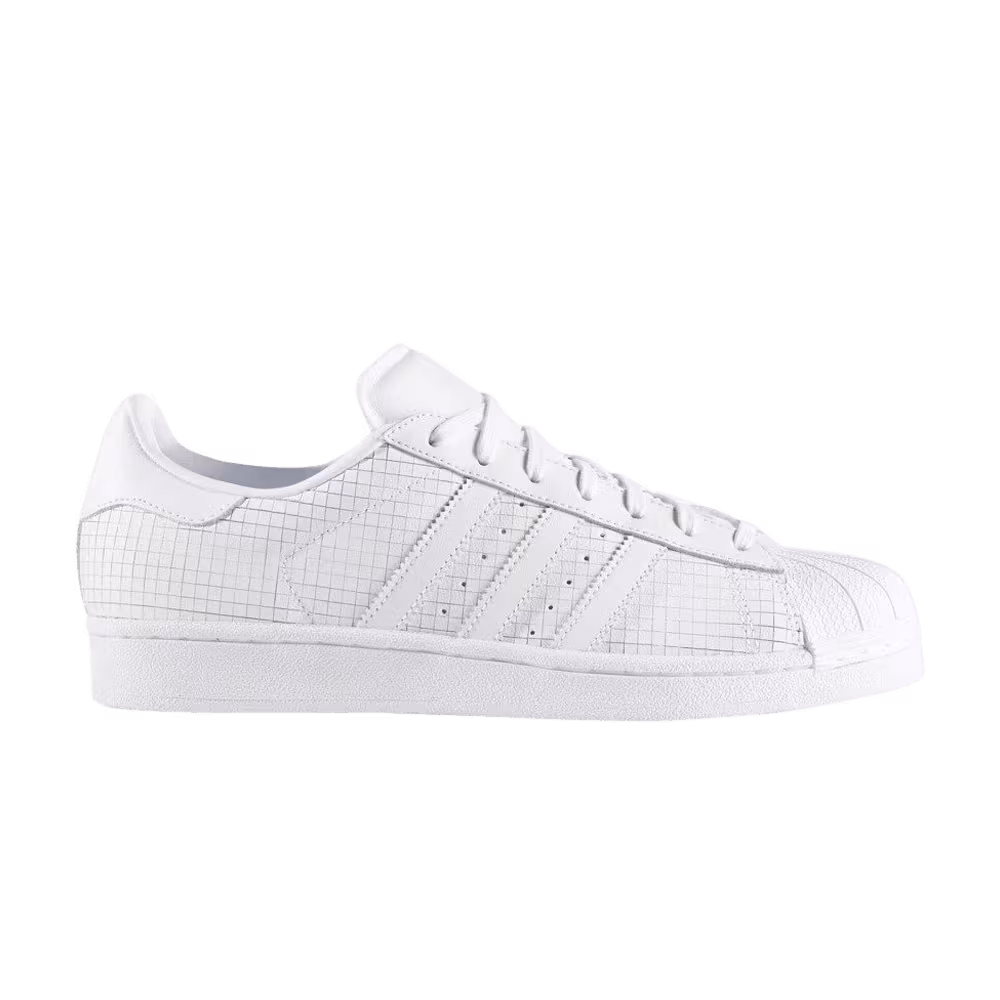 Adidas Superstar Scored Leather - Triple White