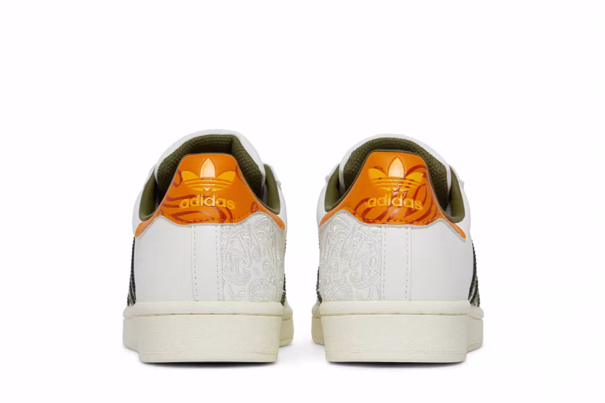 Adidas Superstar Bandana - Off White Focus Orange, view 7