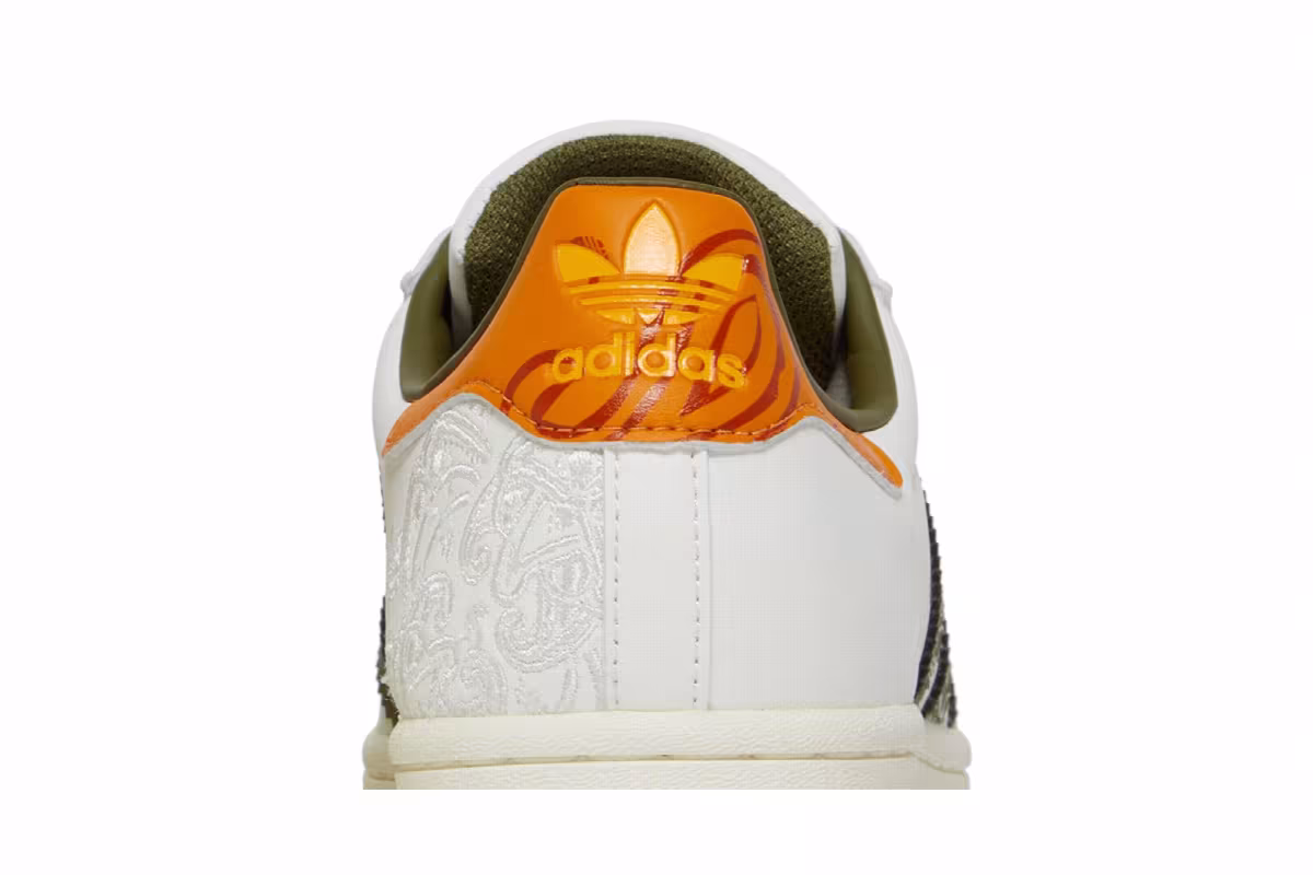 Adidas Superstar Bandana - Off White Focus Orange, view 8