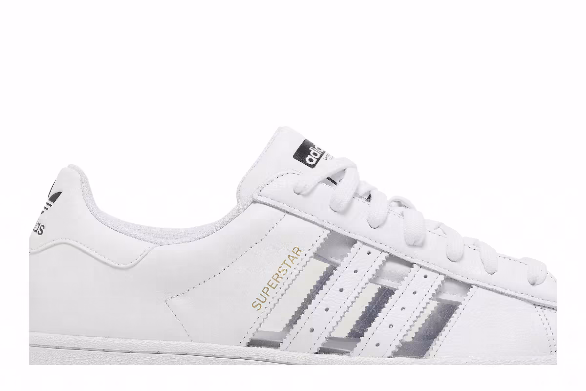 Adidas Superstar White Transparent, view 3