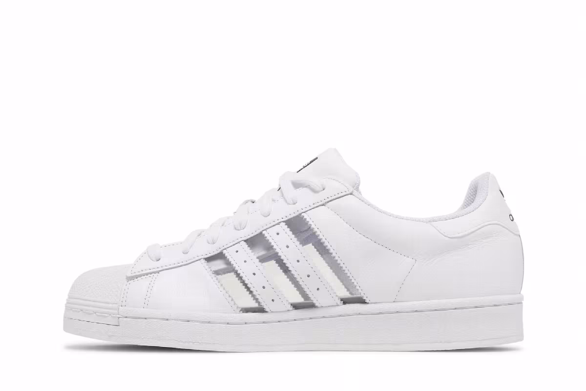Adidas Superstar White Transparent, view 4