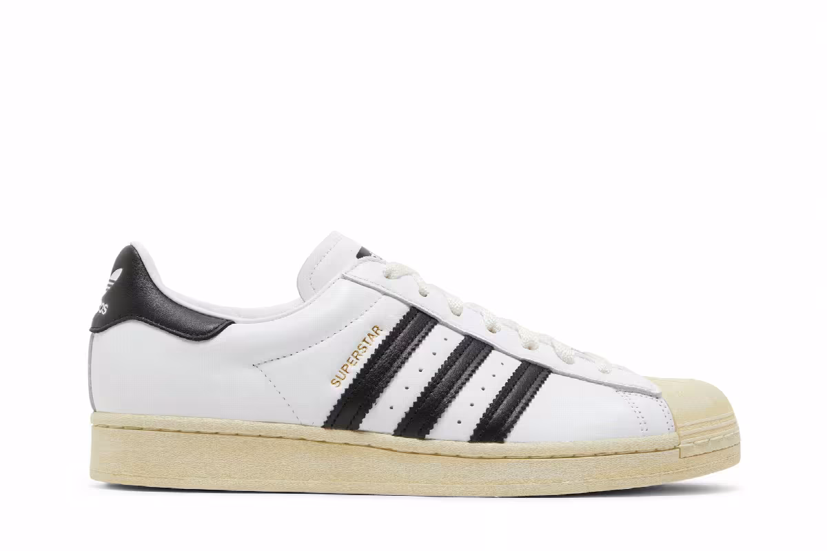 adidas Superstar White Black, view 2