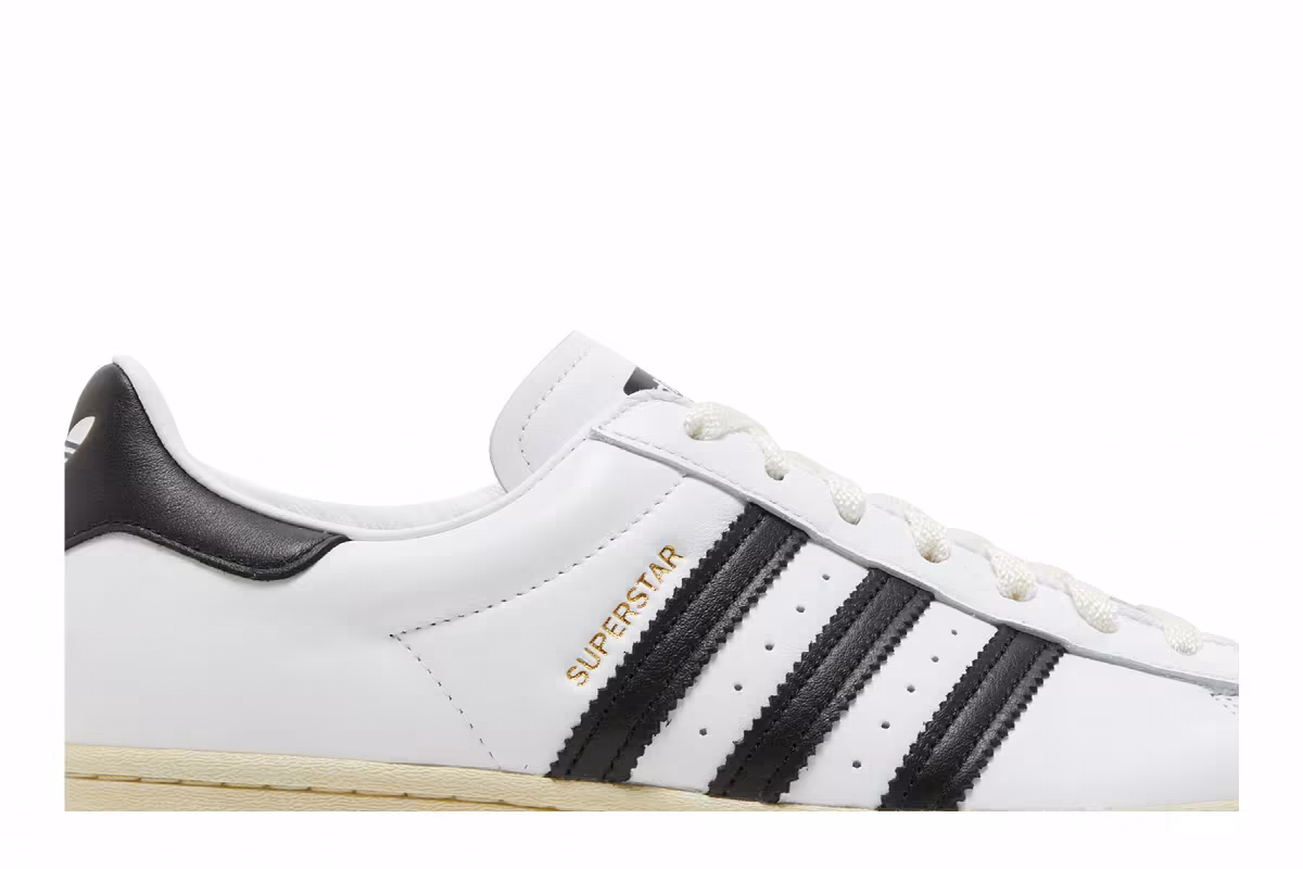 adidas Superstar White Black, view 3