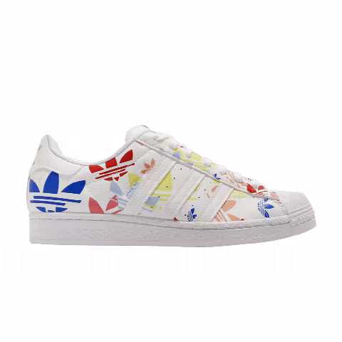 Adidas Superstar 'Allover Trefoil - White Multi'