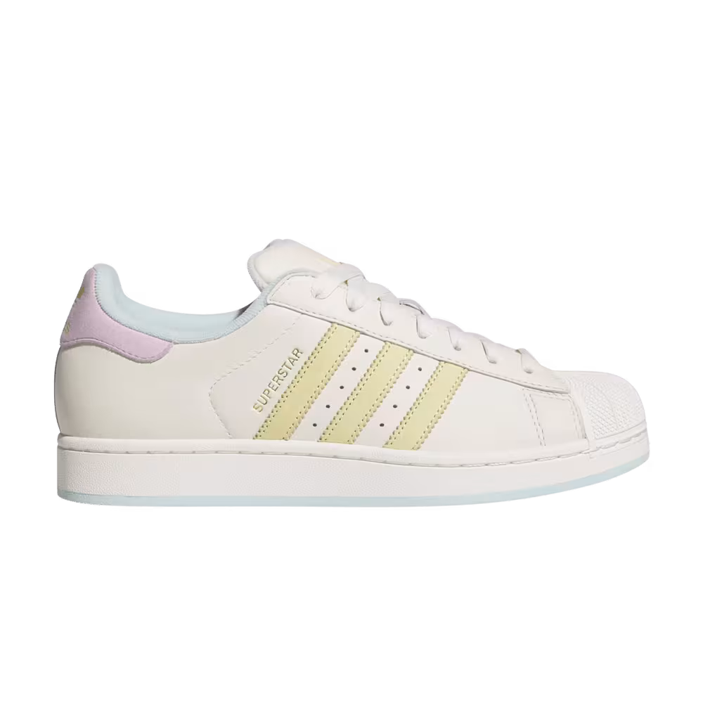adidas Superstar II Off White Powder Yellow