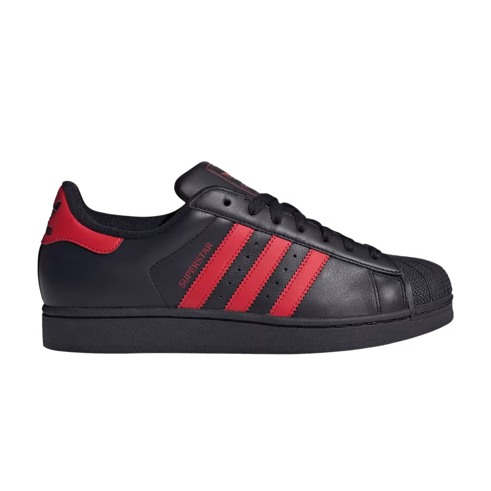 adidas Superstar 2 Core Black Better Scarlet