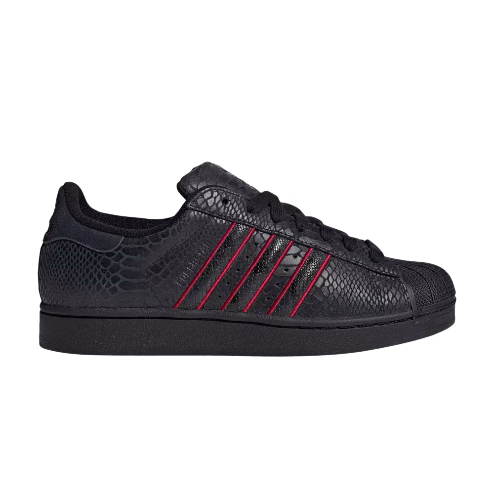 adidas Superstar II Core Black Team Victory Red