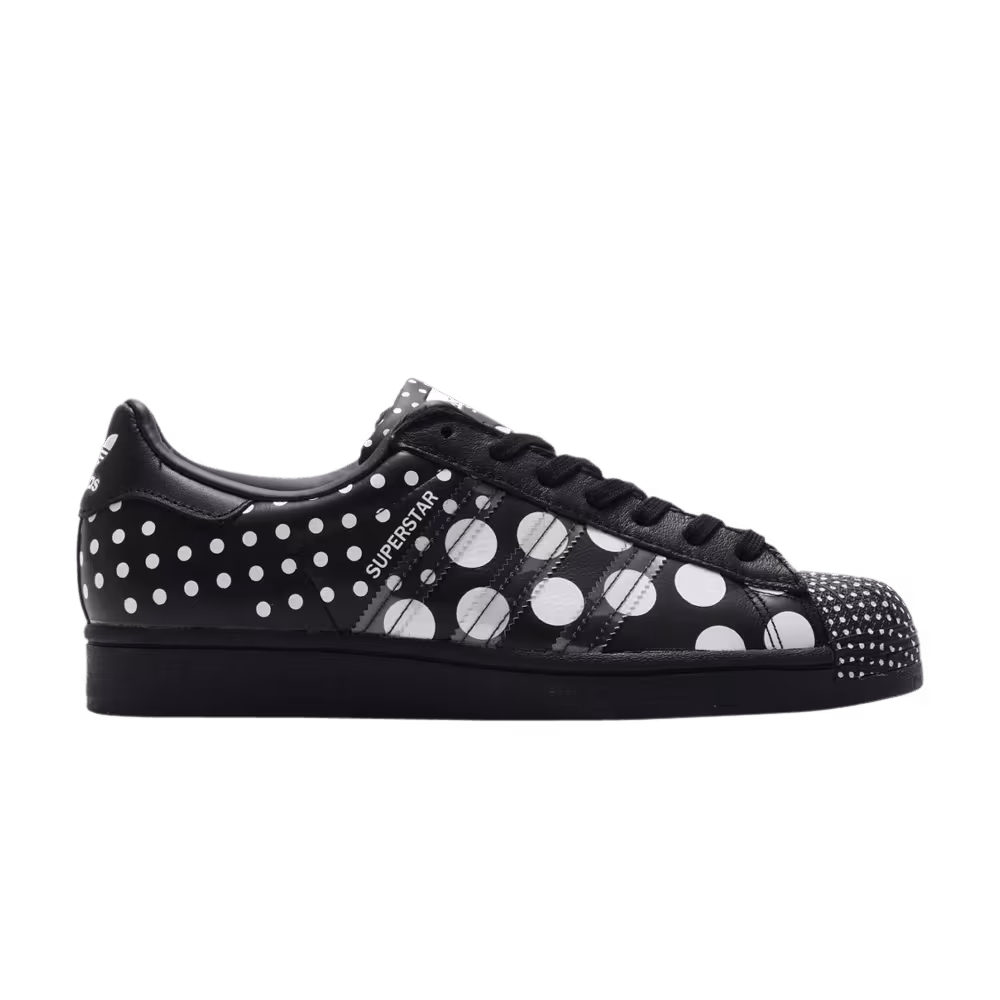 Adidas Superstar Black Polka