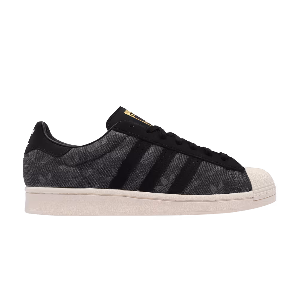 atmos x adidas Superstar Denim Pack - Grey