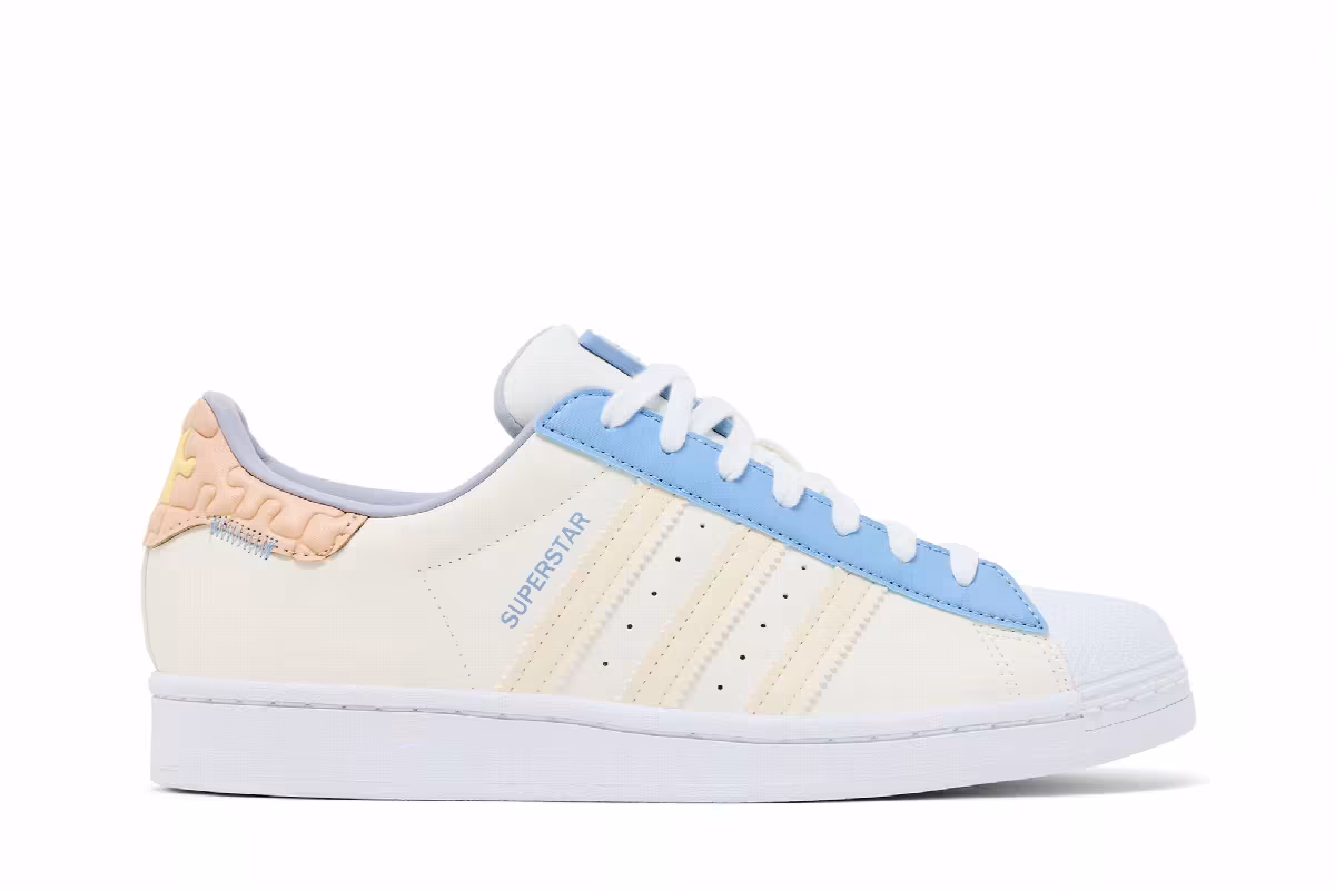 adidas Superstar Off White Ecru Tint, view 2