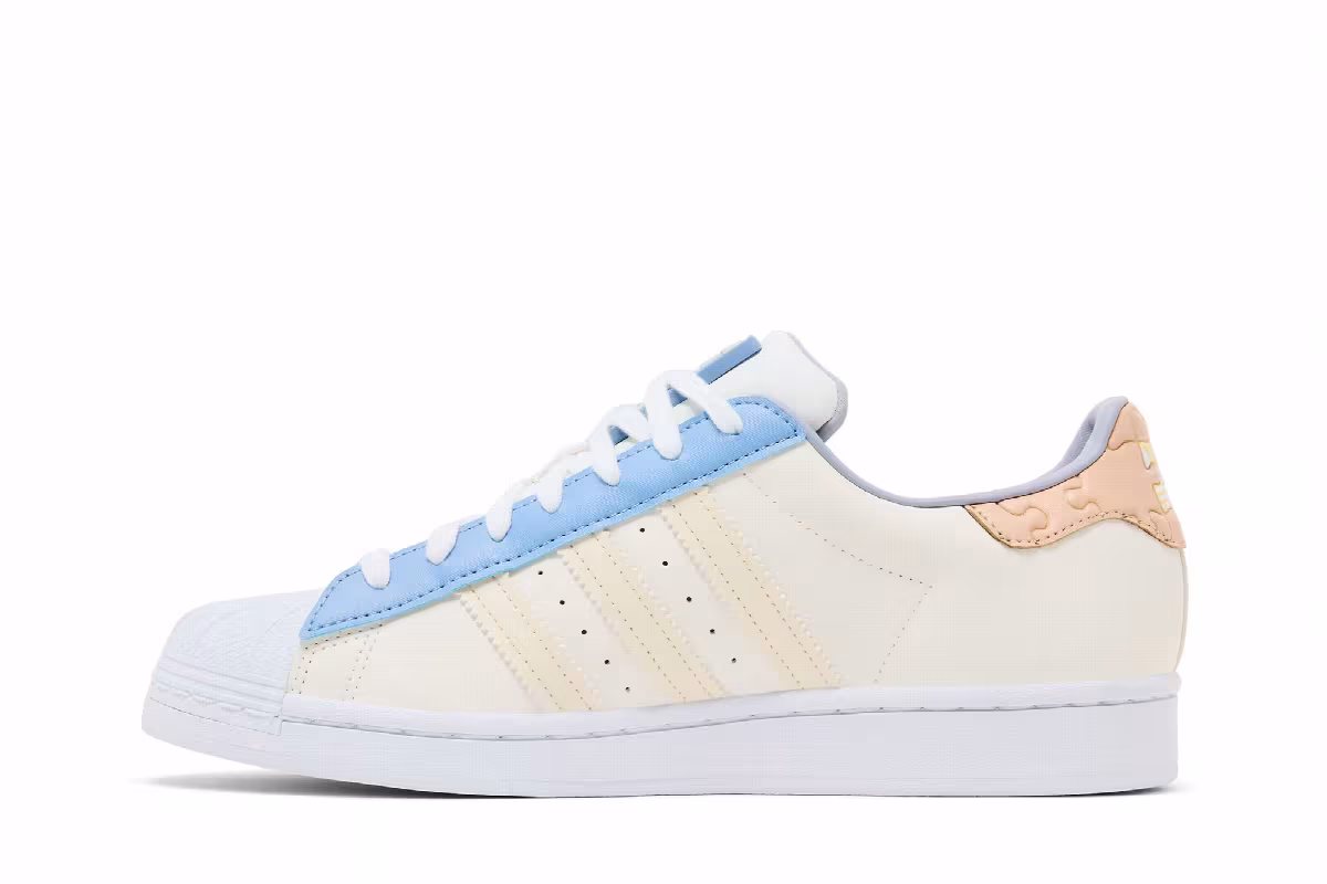 adidas Superstar Off White Ecru Tint, view 4