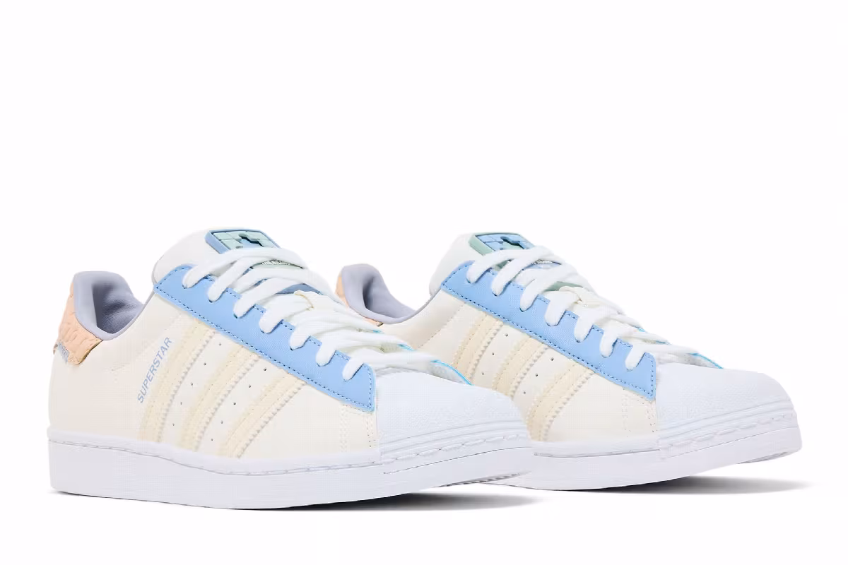 adidas Superstar Off White Ecru Tint, view 9