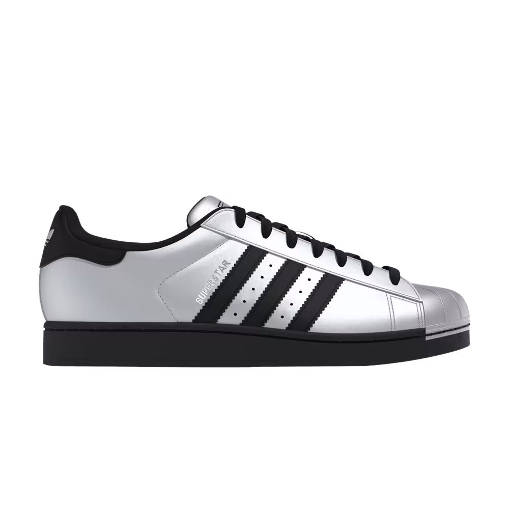 adidas Superstar 2 Metallic Silver Black