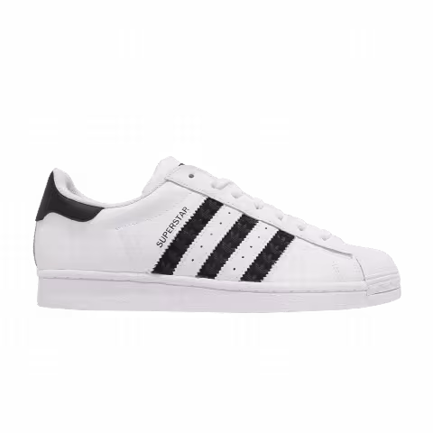 Adidas Superstar 'Logo Stripes - White Black'
