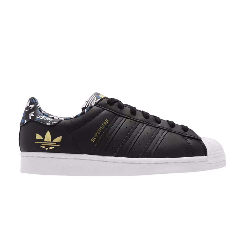 adidas Superstar Black Gold Metallic