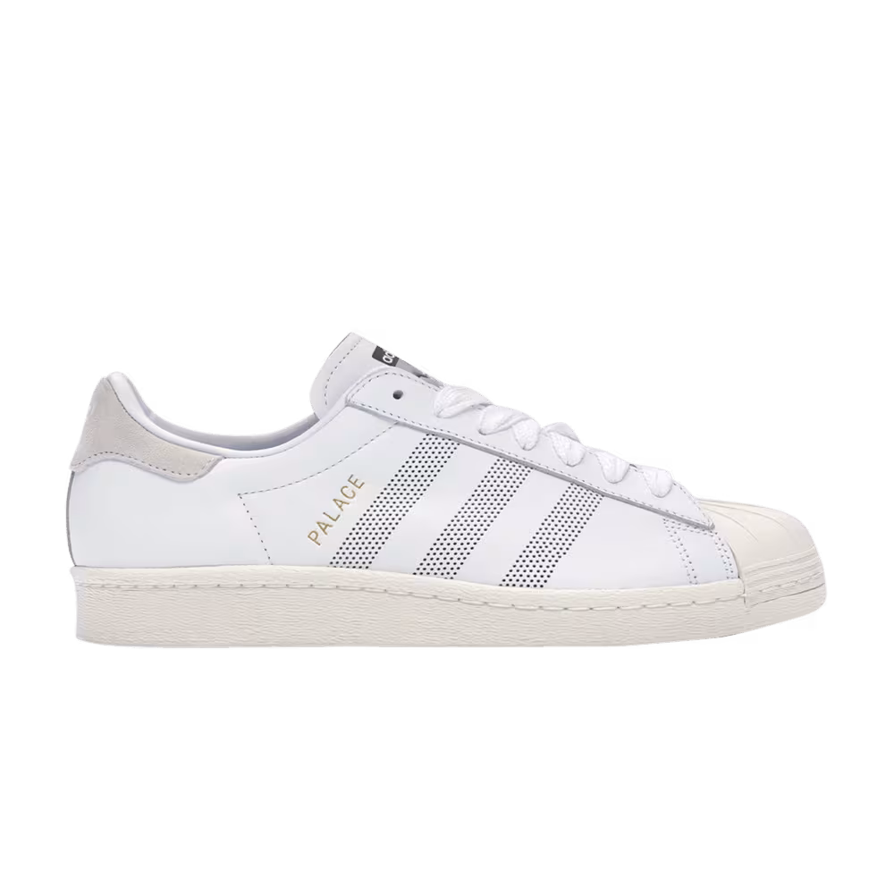 Palace x adidas Superstar White