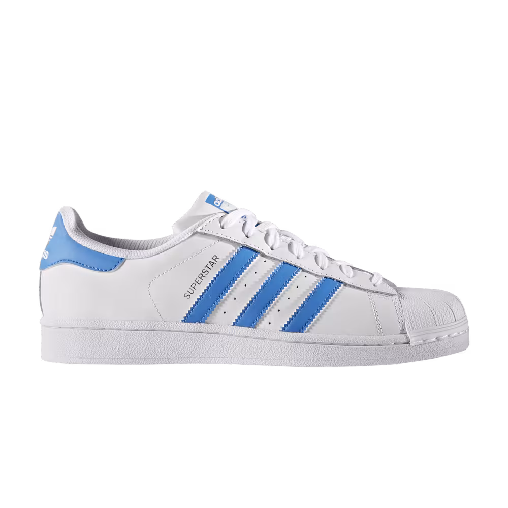 Adidas Superstar White Ray Blue