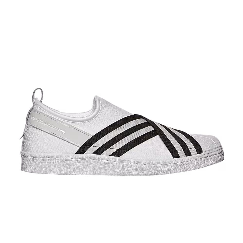 White Mountaineering x adidas Superstar Slip-On White Black