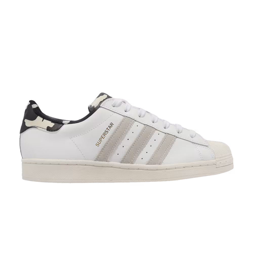 Adidas Superstar White Black Camo
