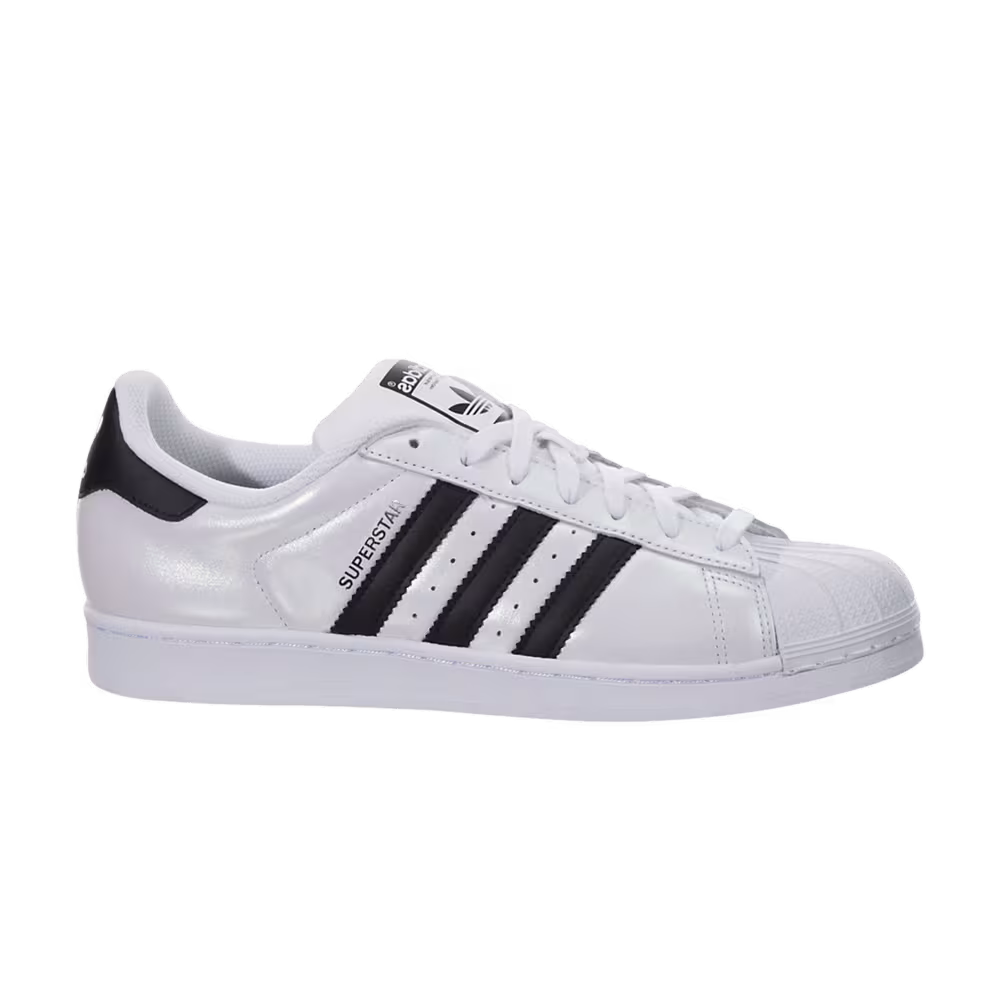 Adidas Superstar Metallic White Black