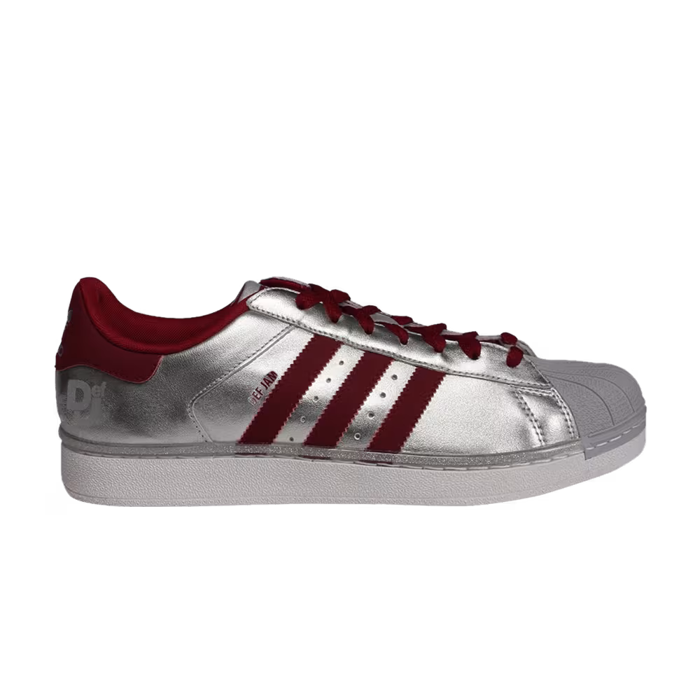 Def Jam x adidas Superstar 2 PT Metallic Silver Cardinal