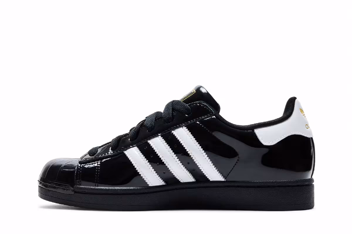 adidas Women's Superstar 2 Core Black Cloud White, view 4