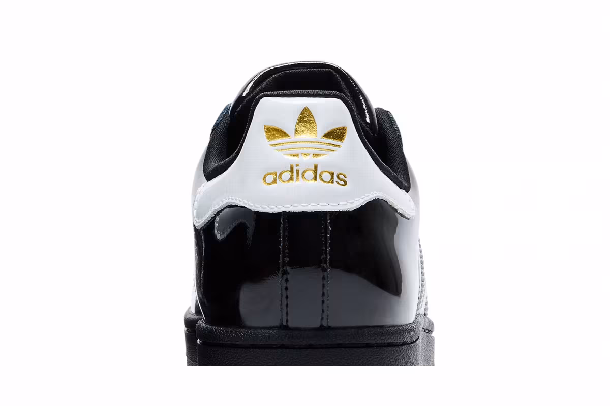 adidas Women's Superstar 2 Core Black Cloud White, view 8