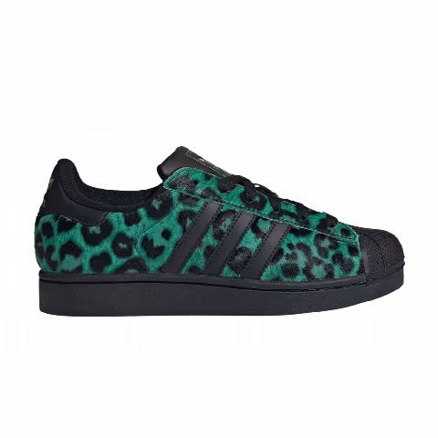 adidas Wmns Superstar 2 'Screaming Green Black Gold Metallic'