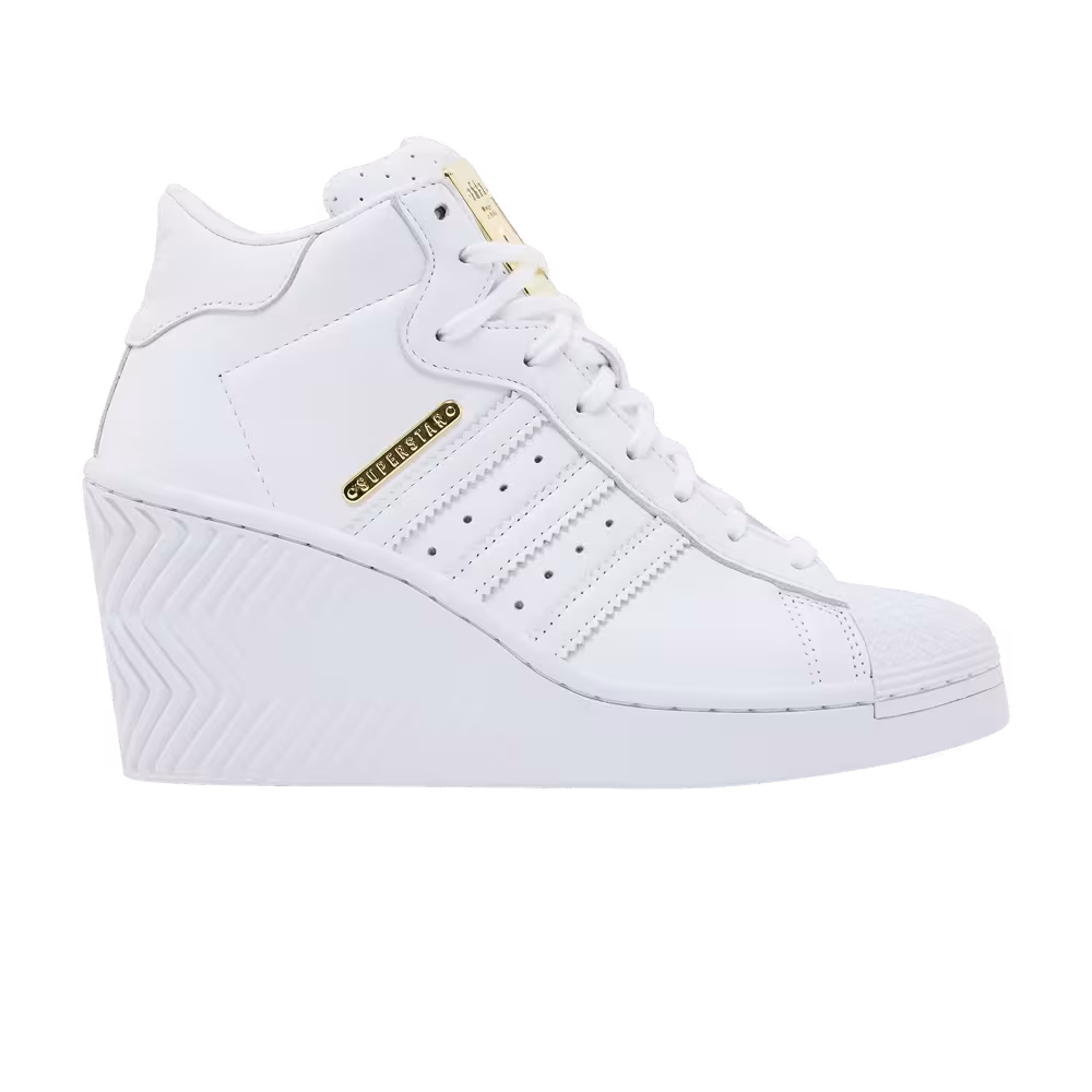 adidas Women's Superstar Ellure White Gold Metallic