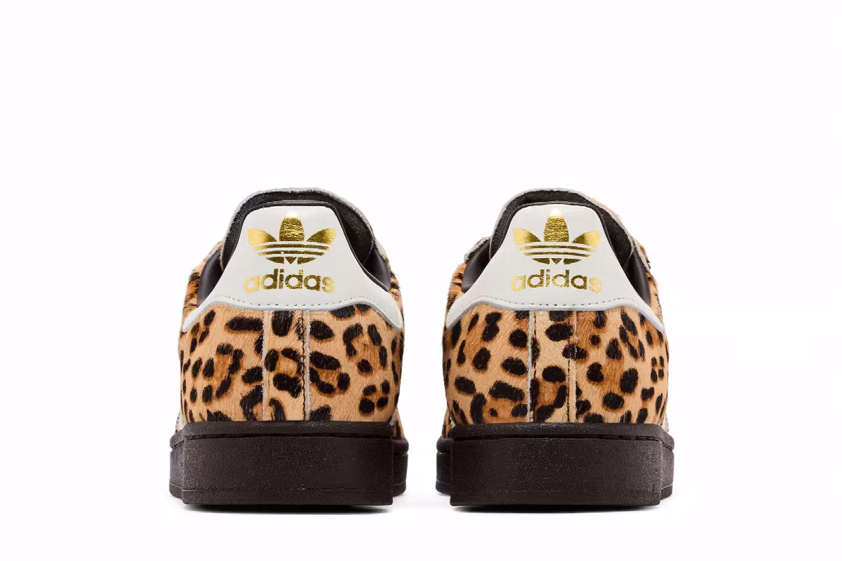 adidas Women's Superstar 2 Leopard Dark Brown Ivory, view 7