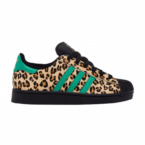 adidas Wmns Superstar 'Black Court Green Leopard'
