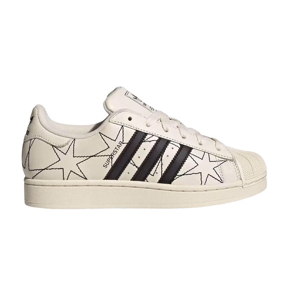 adidas Women's Superstar II Cream White Core Black