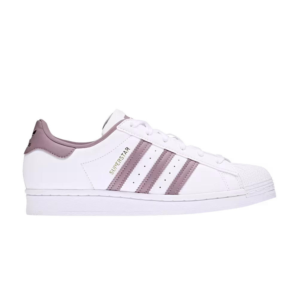 Adidas Women's Superstar White Magic Mauve
