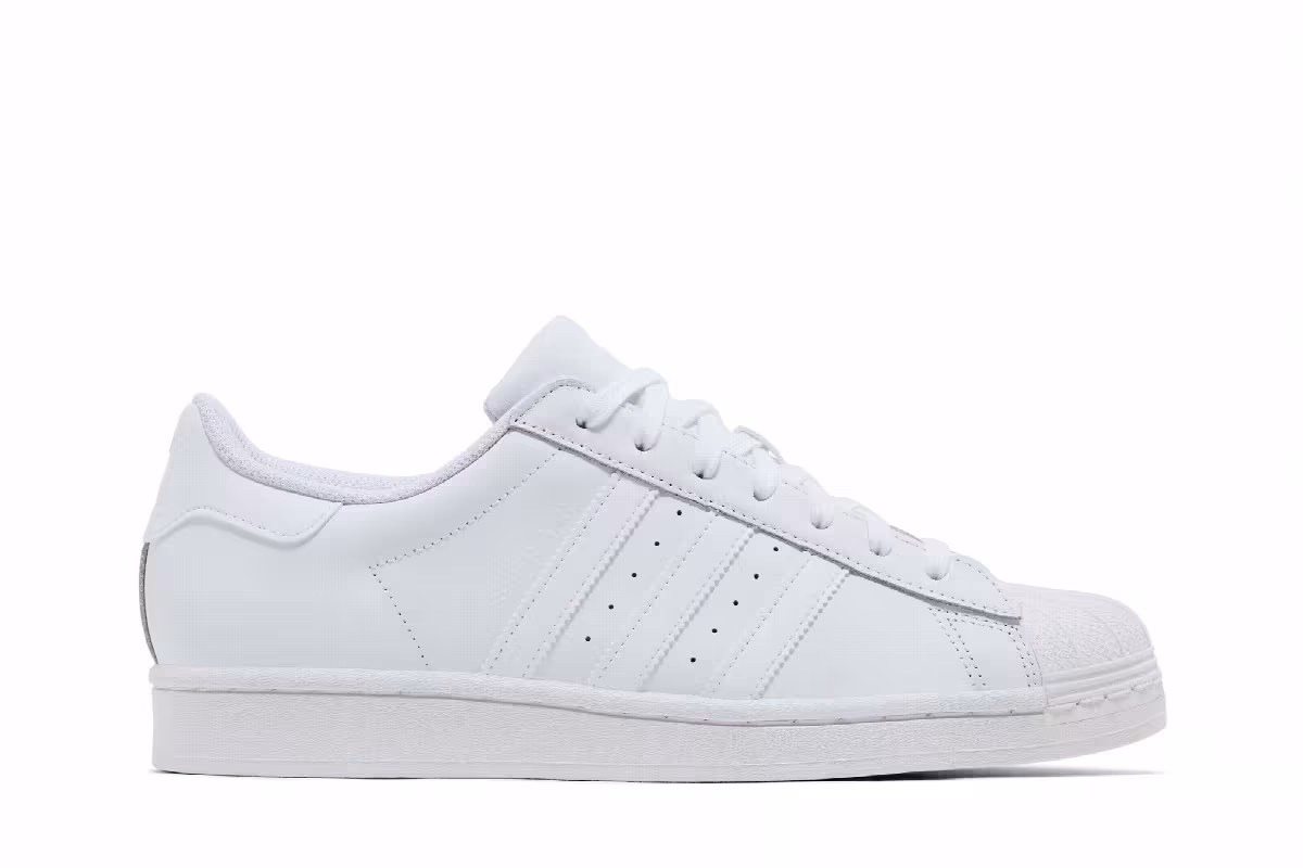 adidas Women's Superstar Triple White, view 2