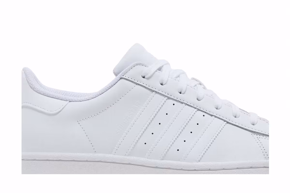 adidas Women's Superstar Triple White, view 3