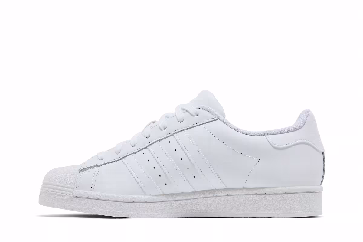 adidas Women's Superstar Triple White, view 4