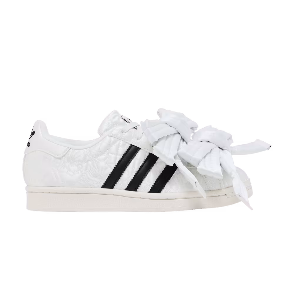 Caroline Hu x adidas Women's Superstar White Black