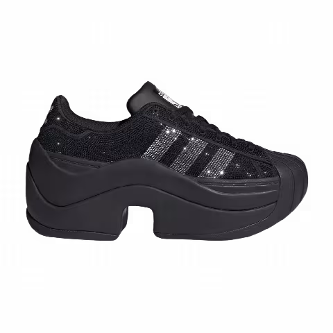 adidas Wmns Superstar Bold 'Core Black Silver Metallic'
