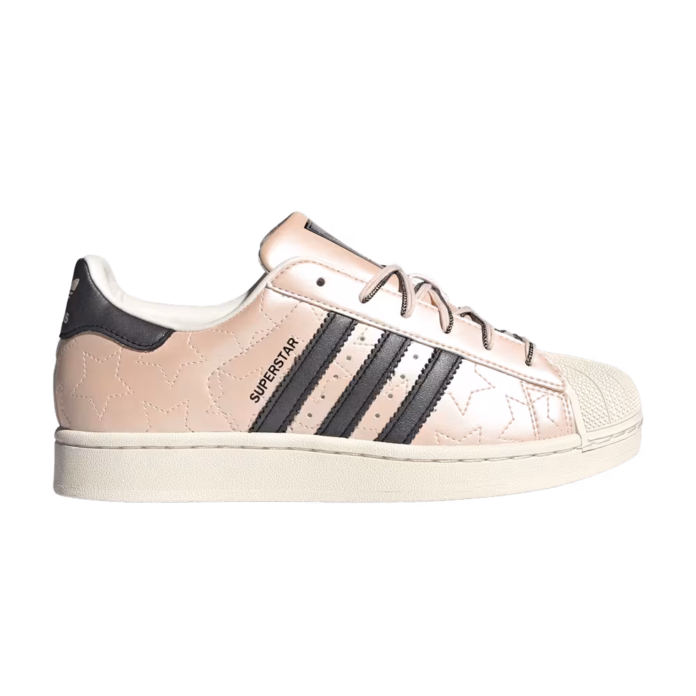 adidas Women's Superstar 2 Wonder Quartz Core Black Off White