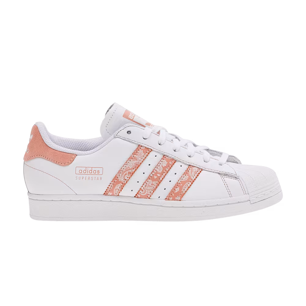 adidas Women's Superstar Paisley - White Wonder Clay