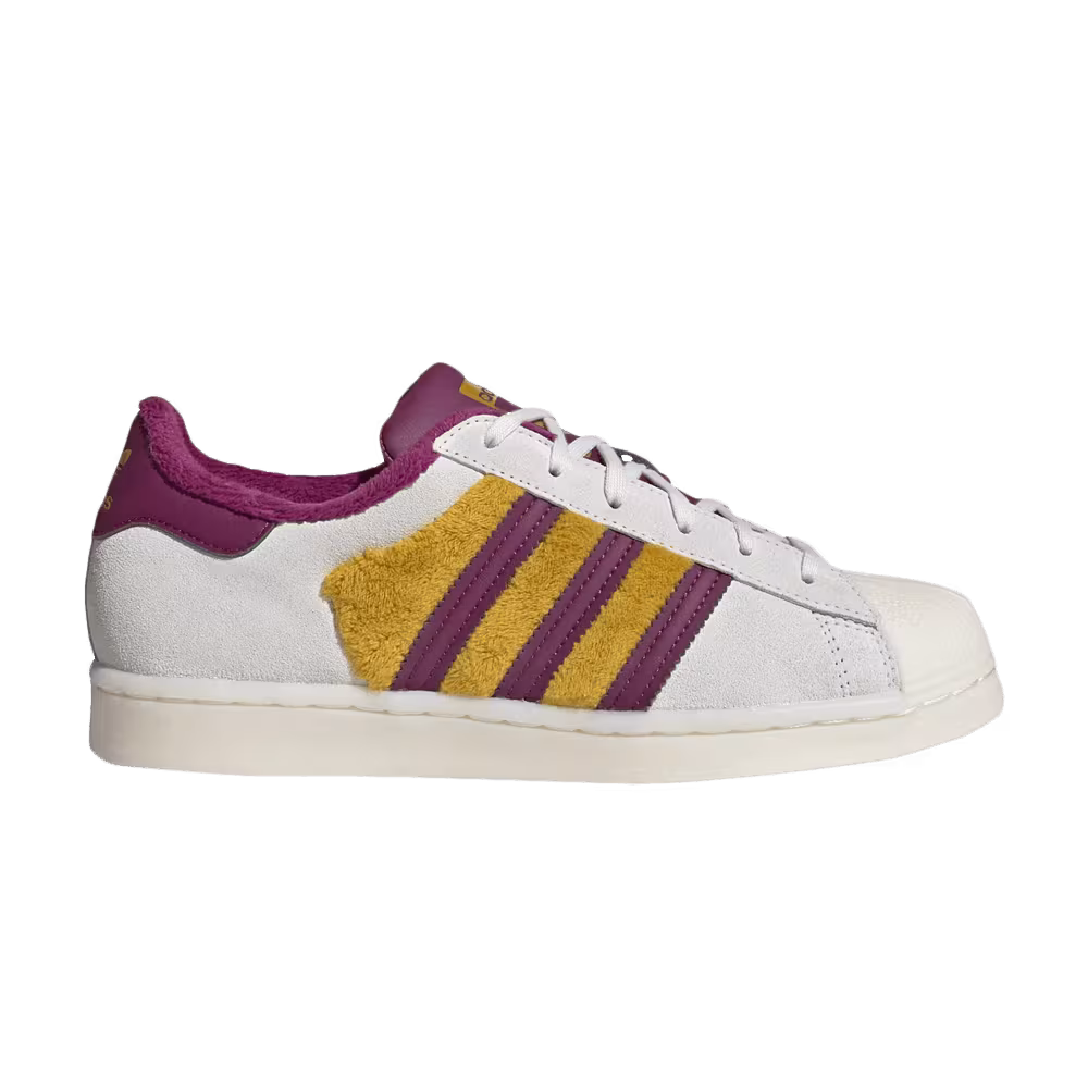Adidas Women's Superstar White Power Berry Gold