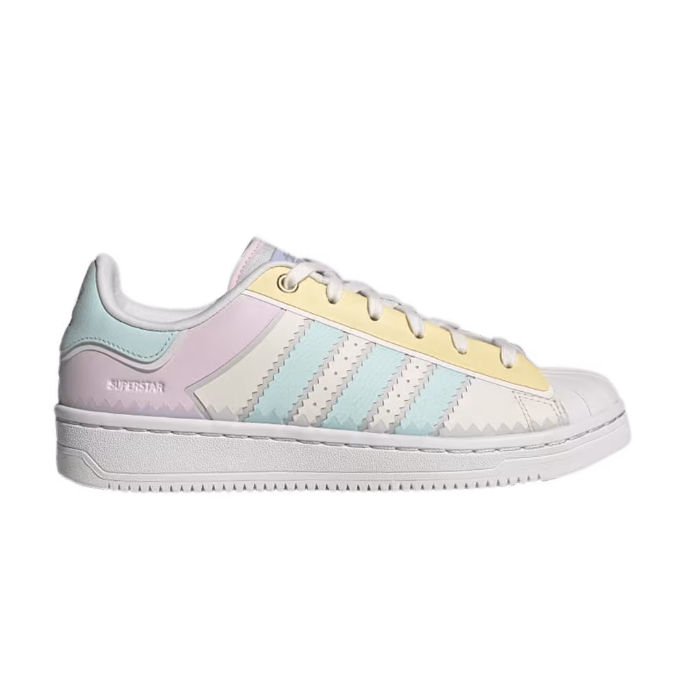 Adidas Women's Superstar OT Tech White Halo Mint Pink