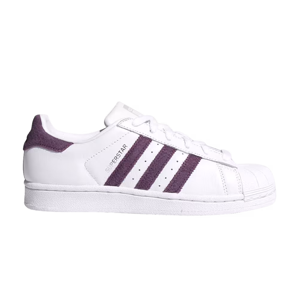 Adidas Women's Superstar White Red Night