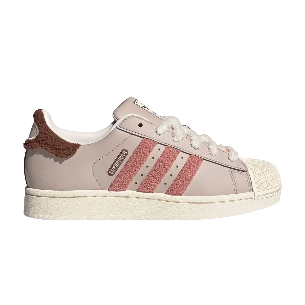 adidas Women's Superstar 2 Wonder Taupe Wonder Mauve Cream White