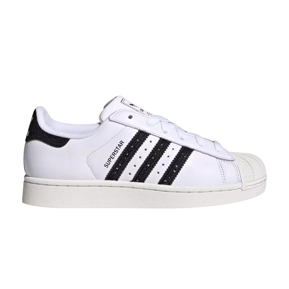adidas Women's Superstar II Cloud White Core Black Off White