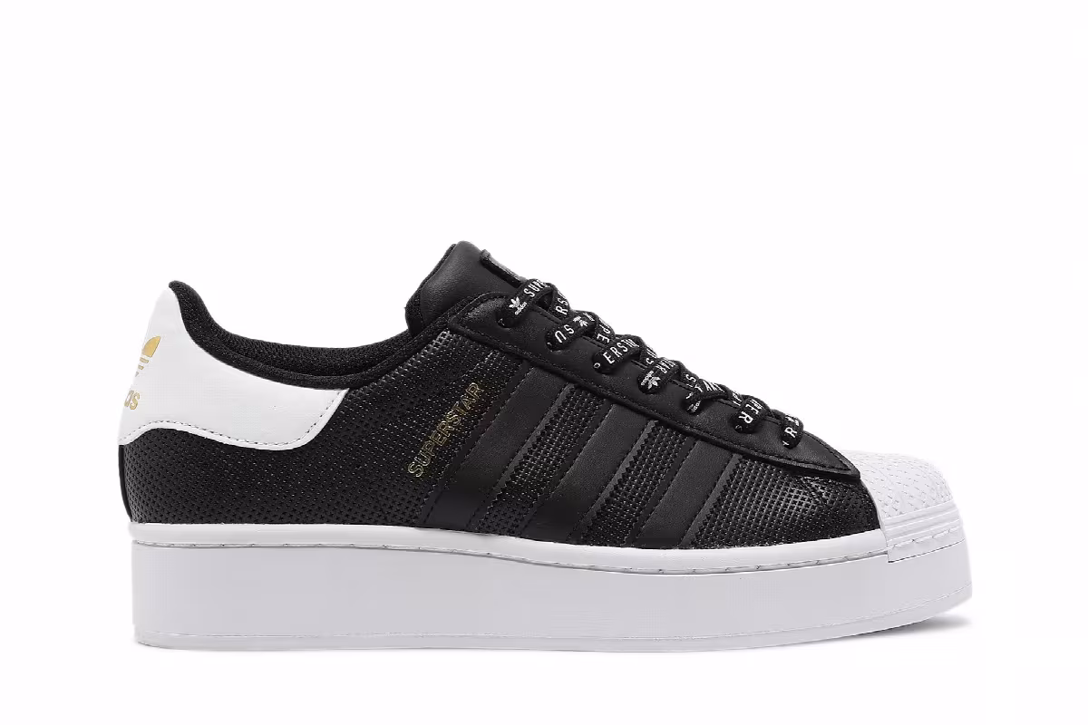 Adidas Women's Superstar Bold Core Black, view 2