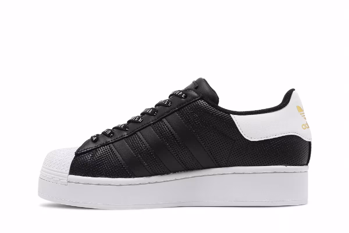 Adidas Women's Superstar Bold Core Black, view 4